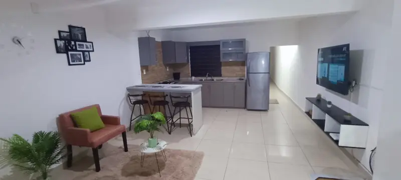 Casa Vacacional Doble Z en Mazatlán con zona de entretenimiento familiar.